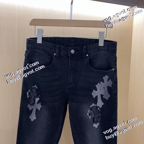 デニムパンツ 最高のリラックス感 2021秋冬 お買い得品  クロムハーツ CHROME HEARTS クロムハーツブランド コピー