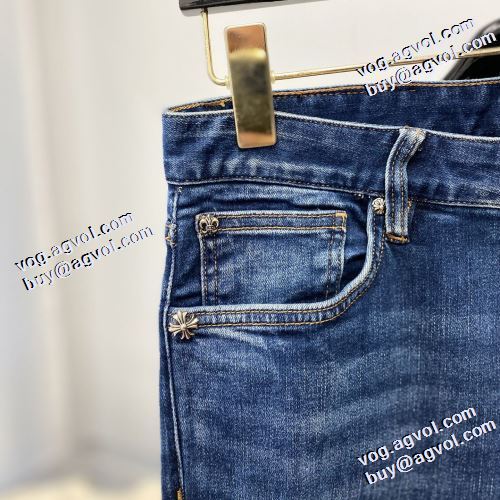 クロムハーツコピー 2021秋冬 デニムパンツ クロムハーツ CHROME HEARTS 追跡付/関税無 ウルトラストレッチ