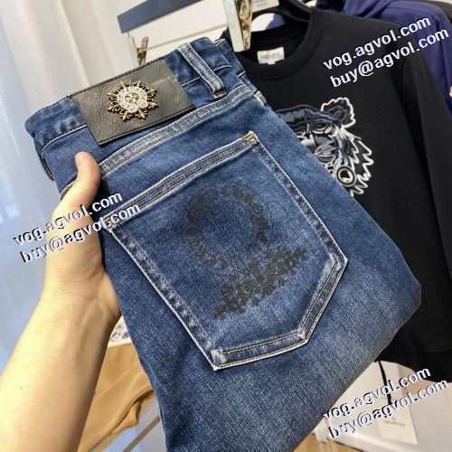 クロムハーツコピー 2021秋冬 デニムパンツ クロムハーツ CHROME HEARTS 追跡付/関税無 ウルトラストレッチ