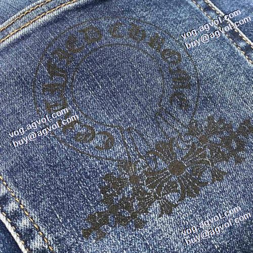クロムハーツコピー 2021秋冬 デニムパンツ クロムハーツ CHROME HEARTS 追跡付/関税無 ウルトラストレッチ