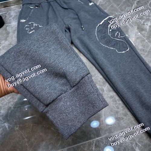 2021秋冬 落ち着いた感覚 クロムハーツ偽物ブランド コーデの幅広い クロムハーツ CHROME HEARTS チノパン 2色可選