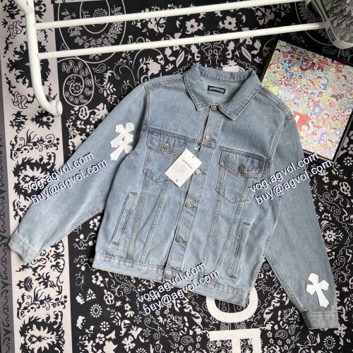 CHRISTIAN LOUBOUTINブランド 偽物 通販 デニムジャケット 2021春夏 クロムハーツ CHROME HEARTS 高品質 人気