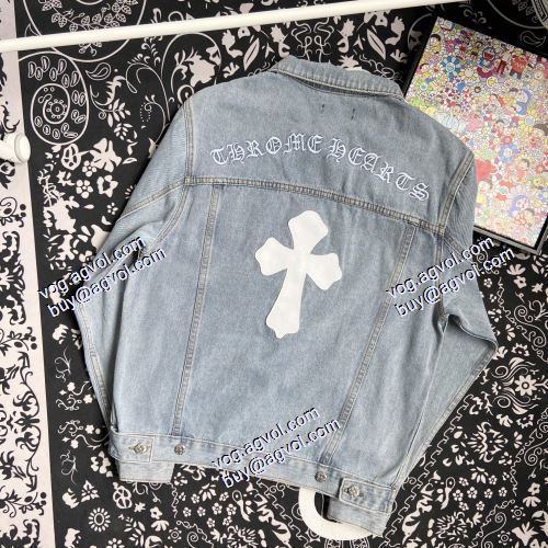 CHRISTIAN LOUBOUTINブランド 偽物 通販 デニムジャケット 2021春夏 クロムハーツ CHROME HEARTS 高品質 人気