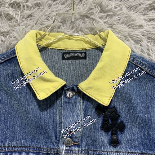 デニムジャケット 着心地抜群 クロムハーツ CHROME HEARTS クリスチャンルブタンスーパーコピー 激安 2021春夏 