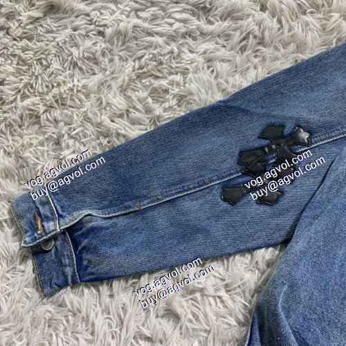 デニムジャケット 着心地抜群 クロムハーツ CHROME HEARTS クリスチャンルブタンスーパーコピー 激安 2021春夏 