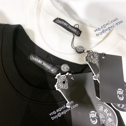クロムハーツブランド 偽物 通販 豊富なサイズ 2021秋冬 プリント柄 シンプルなデザイン クロムハーツ CHROME HEARTS プルオーバーパーカー 2色可選
