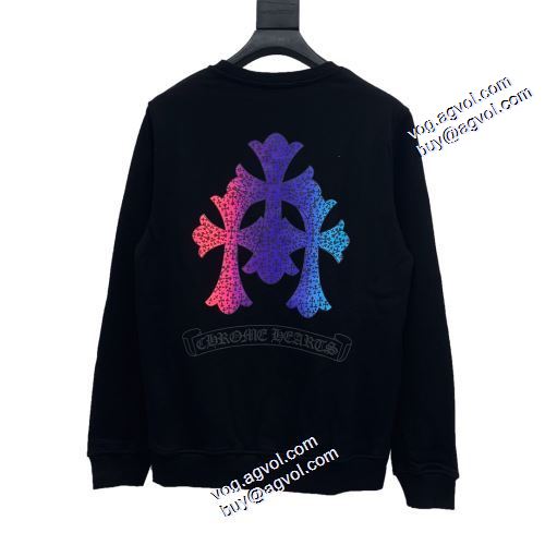 2色可選 クロムハーツ偽物ブランド プルオーバーパーカー 2021秋冬 ロゴパーカー クロムハーツ CHROME HEARTS 高品質 人気 プリントパーカ