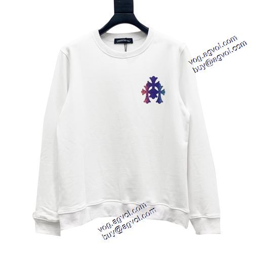 2色可選 クロムハーツ偽物ブランド プルオーバーパーカー 2021秋冬 ロゴパーカー クロムハーツ CHROME HEARTS 高品質 人気 プリントパーカ