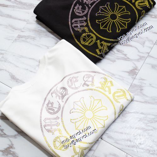 2021秋冬 高級感ある 2色可選 クロムハーツスーパーコピー クロムハーツ CHROME HEARTS プルオーバーパーカー プリントパーカ 程よい厚み