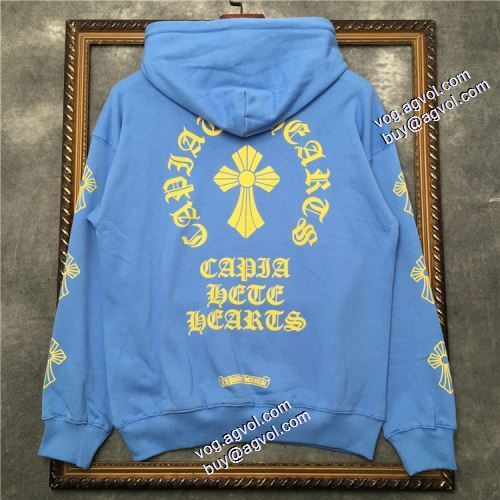 2021秋冬 人気商品登場 秋着用 クロムハーツ CHROME HEARTS クロムハーツブランド コピー パーカー 2色可選 オシャレロゴパーカー