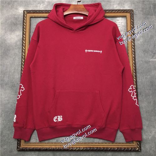2色可選 クロムハーツコピー 2021秋冬 クロムハーツ CHROME HEARTS 着心地抜群 パーカー ペアルックトップス 防寒