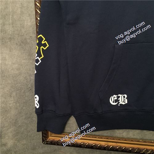 2色可選 クロムハーツコピー 2021秋冬 クロムハーツ CHROME HEARTS 着心地抜群 パーカー ペアルックトップス 防寒