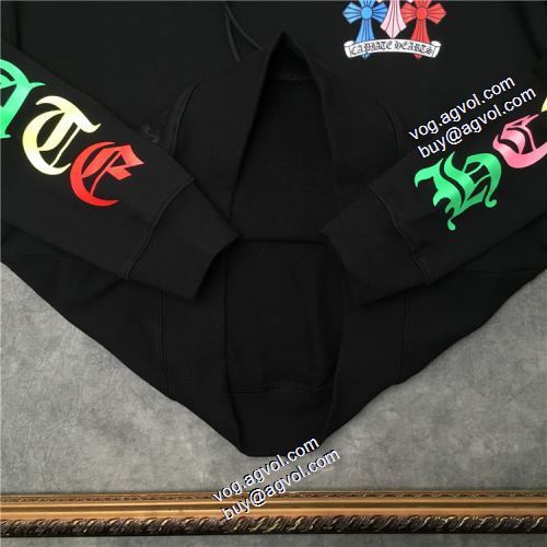 パーカー 2色可選 2021秋冬 大絶賛の履き心地! クロムハーツブランド 偽物 通販 クロムハーツ CHROME HEARTS オリジナルプリント 存在感のある