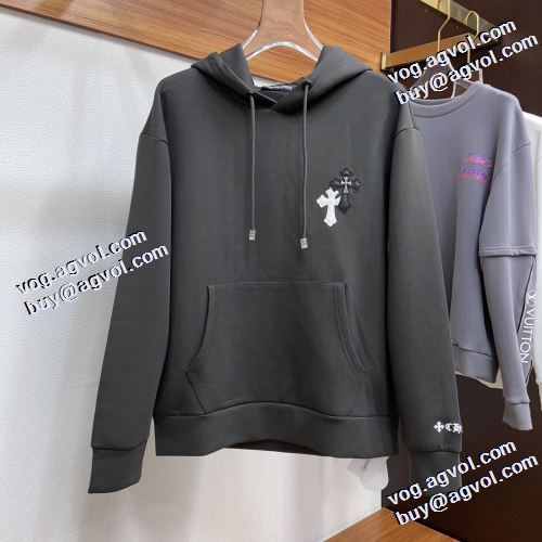 2021秋冬 クロムハーツブランド コピー ジップパーカー クロムハーツ CHROME HEARTS セール中 パーカー 3色可選 程よい厚み