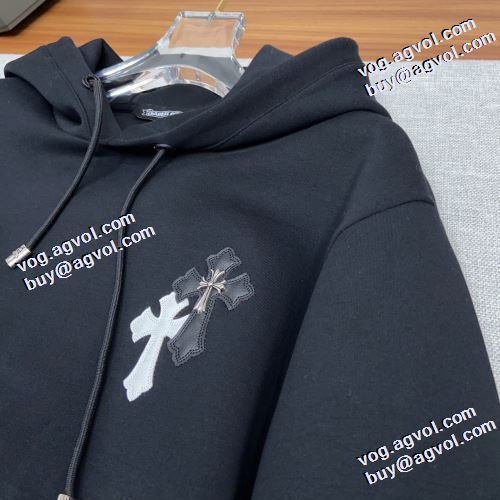 2021秋冬 クロムハーツブランド コピー ジップパーカー クロムハーツ CHROME HEARTS セール中 パーカー 3色可選 程よい厚み
