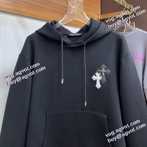 2021秋冬 クロムハーツブランド コピー ジップパーカー クロムハーツ CHROME HEARTS セール中 パーカー 3色可選 程よい厚み