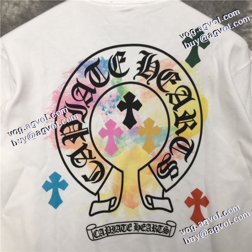 ファッション 人気 2021秋冬 クロムハーツ CHROME HEARTS クロムハーツコピー ブランド プルオーバーパーカー 2色可選 オシャレロゴパーカー 厚手の生地