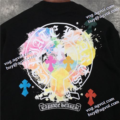 ファッション 人気 2021秋冬 クロムハーツ CHROME HEARTS クロムハーツコピー ブランド プルオーバーパーカー 2色可選 オシャレロゴパーカー 厚手の生地