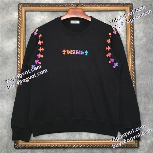 クロムハーツスーパーコピー 激安 大好評 2021秋冬 クロムハーツ CHROME HEARTS 2色可選 秋の定番 プルオーバーパーカー ロゴパーカー
