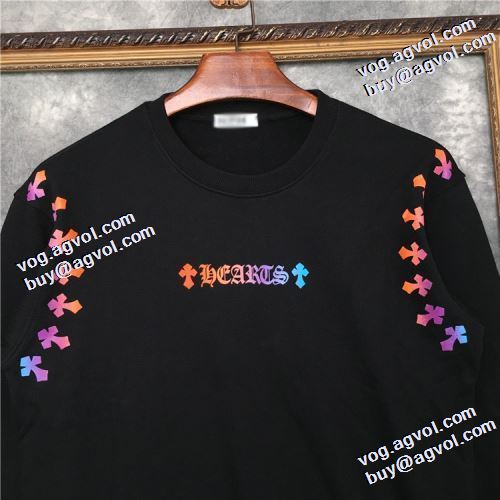 クロムハーツスーパーコピー 激安 大好評 2021秋冬 クロムハーツ CHROME HEARTS 2色可選 秋の定番 プルオーバーパーカー ロゴパーカー