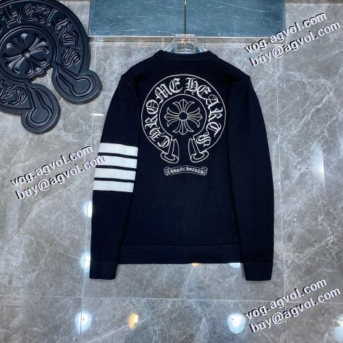 2021秋冬 クロムハーツ CHROME HEARTS 数に限りがある クロムハーツコピー ブランド セーター コート 2色可選 適度な厚み こだわりのコート