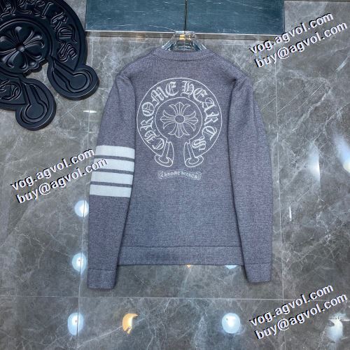 2021秋冬 クロムハーツ CHROME HEARTS 数に限りがある クロムハーツコピー ブランド セーター コート 2色可選 適度な厚み こだわりのコート