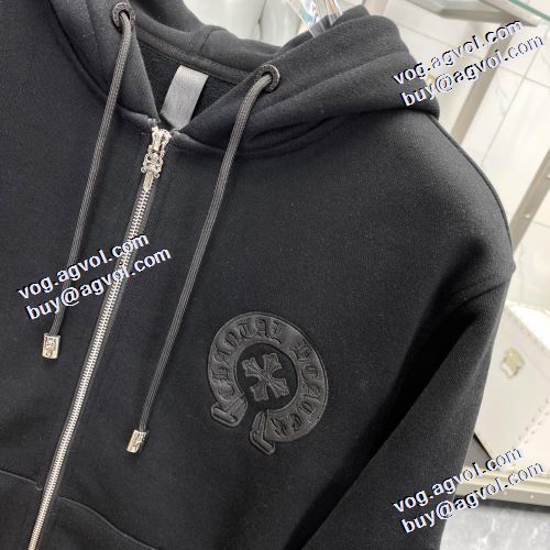 2021秋冬 ちょうどいい丈感 シンプルなデザイン クロムハーツスーパーコピー 激安 人気 ランキング クロムハーツ CHROME HEARTS パーカー ブルゾン