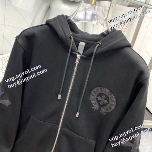 2021秋冬 ちょうどいい丈感 シンプルなデザイン クロムハーツスーパーコピー 激安 人気 ランキング クロムハーツ CHROME HEARTS パーカー ブルゾン
