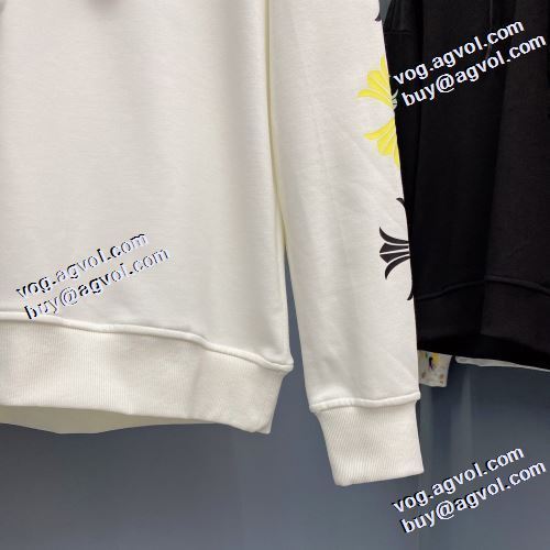高級感ある 2021秋冬 クロムハーツ CHROME HEARTS パーカー 2色可選 プリントパーカ 程よい厚み クロムハーツコピーブランド