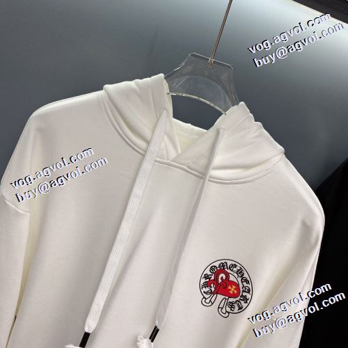 高級感ある 2021秋冬 クロムハーツ CHROME HEARTS パーカー 2色可選 プリントパーカ 程よい厚み クロムハーツコピーブランド