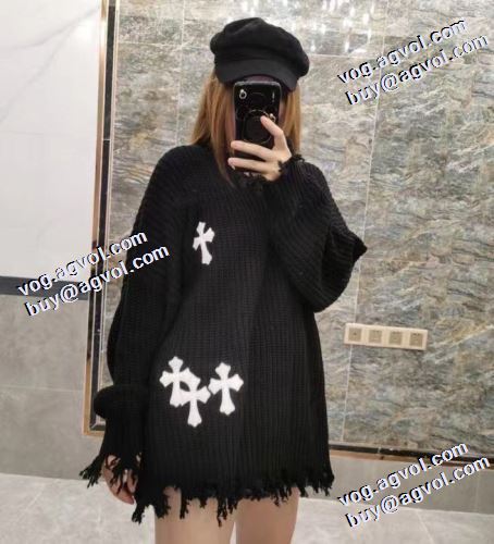 2021秋冬 注目のアイテム クロムハーツブランドスーパーコピー セーター 2色可選 クロムハーツ CHROME HEARTS 春先まで使える おしゃれな装い