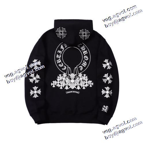スタイルアップ効果 2021秋冬 パーカー クロムハーツ CHROME HEARTS クロムハーツブランドコピー ロゴパーカー 秋の定番