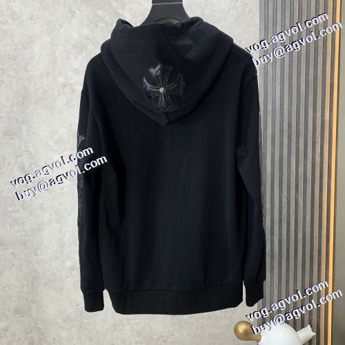 2021秋冬 クロムハーツ CHROME HEARTS 耐久性に優れ ジップパーカー 程よい厚み クロムハーツスーパーコピー パーカー 2色可選