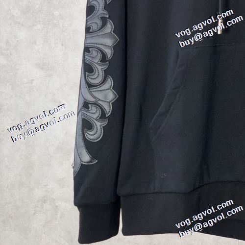 2021秋冬 クロムハーツ CHROME HEARTS 耐久性に優れ ジップパーカー 程よい厚み クロムハーツスーパーコピー パーカー 2色可選