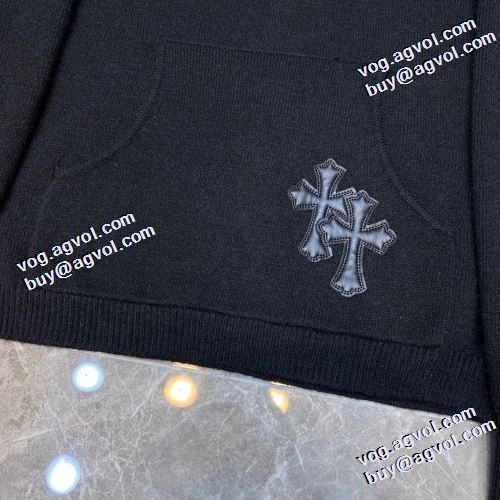 超人気美品◆ 2021秋冬 クロムハーツ CHROME HEARTS パーカー クロムハーツスーパーコピー 激安 プリントパーカ 定番無地パーカー