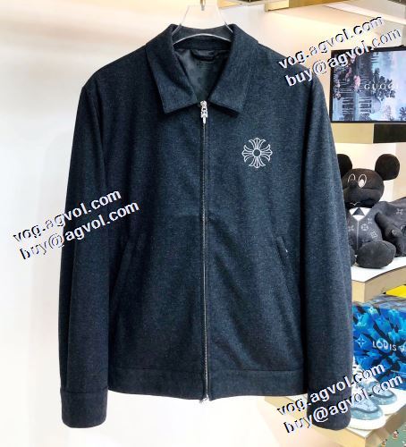 2021秋冬 クロムハーツブランド コピー SALE開催 楽に着用出来る ハーフコート ブルゾン クロムハーツ CHROME HEARTS