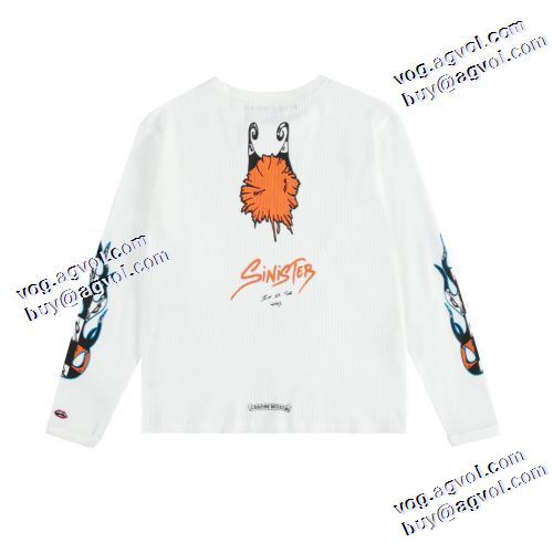 2021秋冬 クロムハーツコピーブランド オリジナルプリント スタイリッシュ クロムハーツ CHROME HEARTS 海外限定ライン プルオーバーパーカー