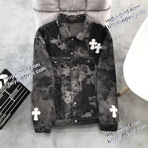 2021秋冬 上品に着こなせ クロムハーツ CHROME HEARTS デニムジャケット クロムハーツ偽物ブランド 満足できるコート 人目を惹くデザイン