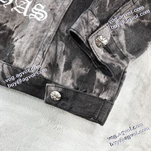 2021秋冬 上品に着こなせ クロムハーツ CHROME HEARTS デニムジャケット クロムハーツ偽物ブランド 満足できるコート 人目を惹くデザイン