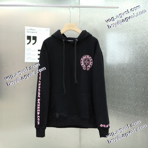 争奪戦必至 2021秋冬 クロムハーツブランドスーパーコピー クロムハーツ CHROME HEARTS パーカー ロゴパーカー 秋の定番