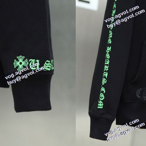 争奪戦必至 2021秋冬 クロムハーツブランドスーパーコピー クロムハーツ CHROME HEARTS パーカー ロゴパーカー 秋の定番