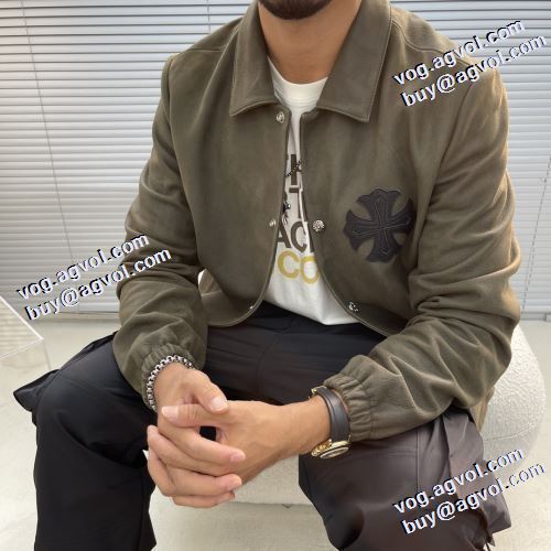 2021秋冬 クロムハーツブランド コピー ロングコート 優美なお出かけスタイル クロムハーツ CHROME HEARTS 実用性に溢れるアイテム ブルゾン 2色可選