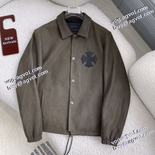 2021秋冬 クロムハーツブランド コピー ロングコート 優美なお出かけスタイル クロムハーツ CHROME HEARTS 実用性に溢れるアイテム ブルゾン 2色可選