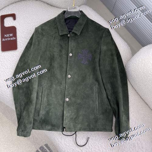 2021秋冬 クロムハーツブランド コピー ロングコート 優美なお出かけスタイル クロムハーツ CHROME HEARTS 実用性に溢れるアイテム ブルゾン 2色可選