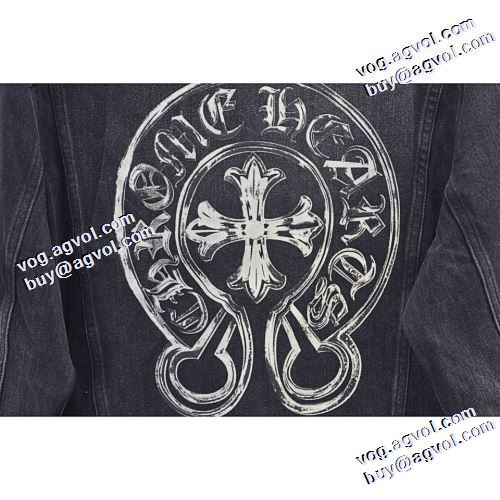 シックスタイルに活躍 2021秋冬 クロムハーツ CHROME HEARTS デニムジャケット 大花プリント 人目を惹くデザイン クロムハーツコピー ブランド