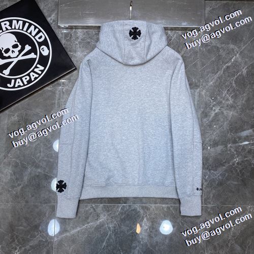高級感漂わせる 2021秋冬 クロムハーツ CHROME HEARTS パーカー コート 2色可選 クロムハーツスーパーコピー こだわりのコート 秋のお出かけに最適