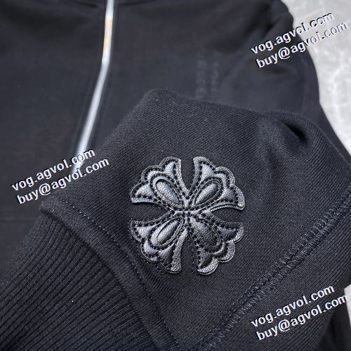 高級感漂わせる 2021秋冬 クロムハーツ CHROME HEARTS パーカー コート 2色可選 クロムハーツスーパーコピー こだわりのコート 秋のお出かけに最適