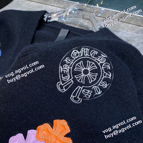 クロムハーツブランド コピー 2021秋冬 耐久性に優れ クロムハーツ CHROME HEARTS セーター 2色可選 春先まで使える 堪能できるコート