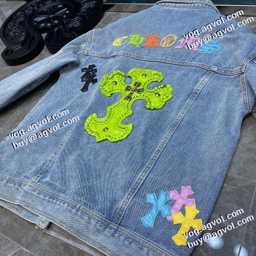 2021秋冬 クロムハーツ CHROME HEARTS 人気 ランキング デニムジャケット ダメージジャケット 艶やかなコート クロムハーツスーパーコピー 激安