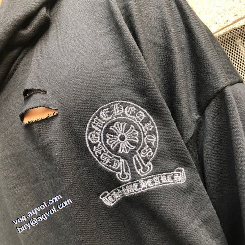 2021秋冬 クロムハーツ CHROME HEARTS クロムハーツブランド コピー 完売必至の人気モデルをご紹介 パーカー ダメージジャケット こだわりのコート